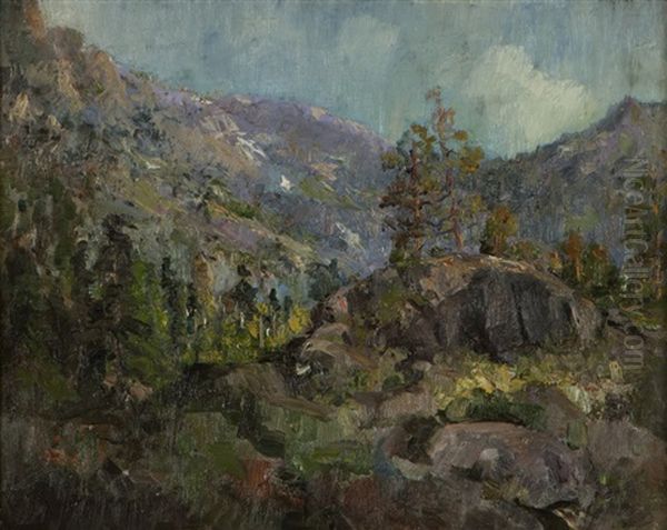 San Bernardino Mountains Oil Painting by John Bond Francisco