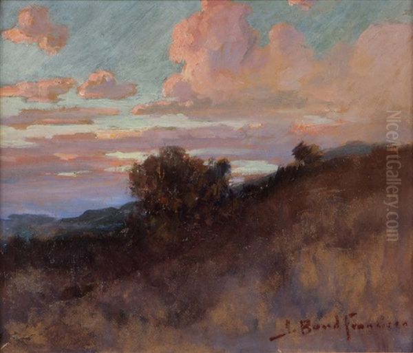 Sunset Landscape Oil Painting by John Bond Francisco