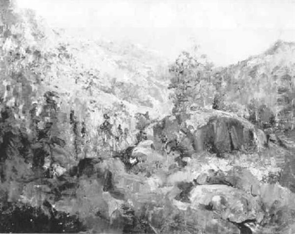 San Bernadino Mountains Oil Painting by John Bond Francisco