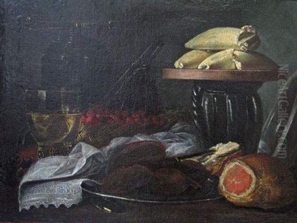 Nature Morte Oil Painting by Franz Friedrich Franck