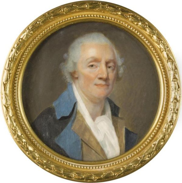 Portrait Of A Gentleman Oil Painting by Jacques-Jean- Baptiste Augustin