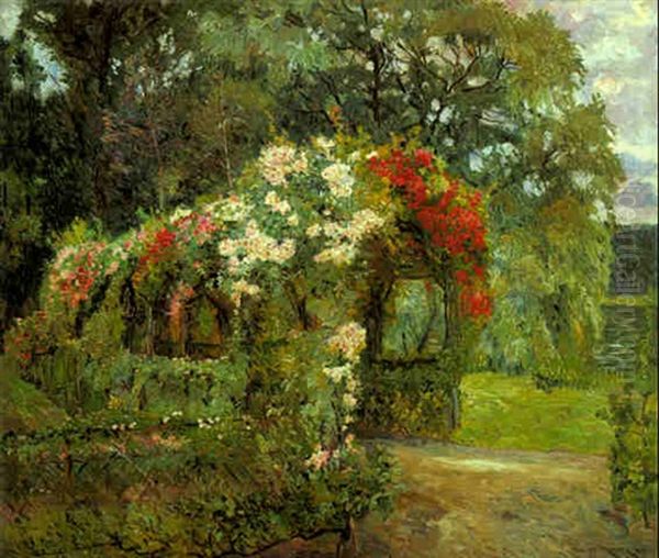 Wannseegarten Oil Painting by Philipp Franck