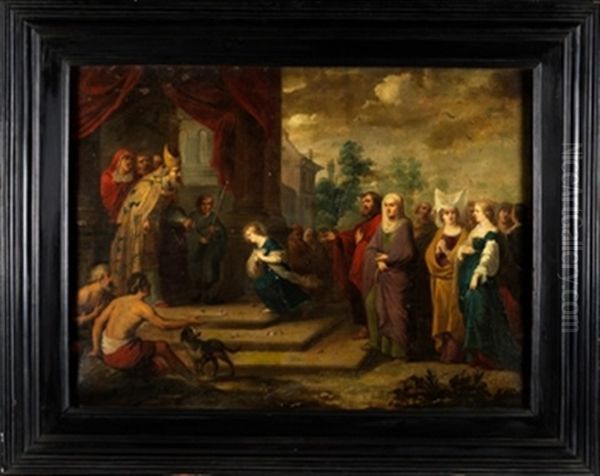 La Presentacion De La Virgen Oil Painting by Frans Francken III