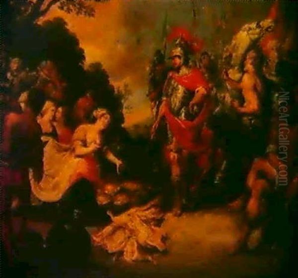 Ester Implorant La Clemence D'assuerus Oil Painting by Frans Francken III