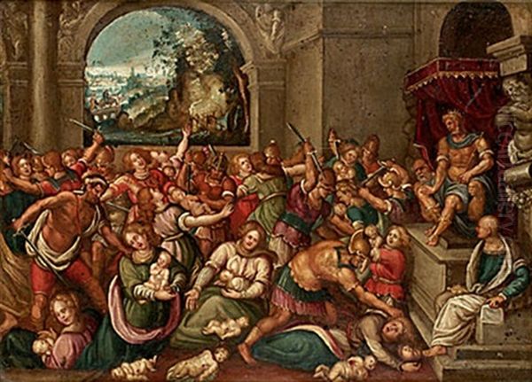 Barnamordet I Betlehem Oil Painting by Frans Francken the Elder