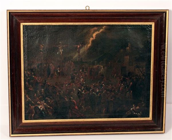 Le Golgotha Oil Painting by Ambrosius Francken the Younger