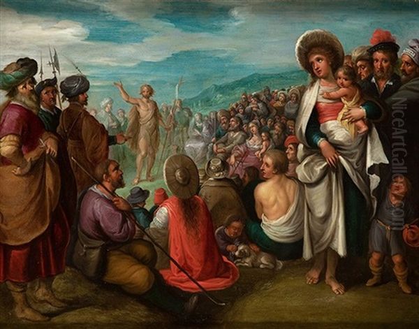 Precicacion De San Juan Bautista Oil Painting by Frans Francken the Younger