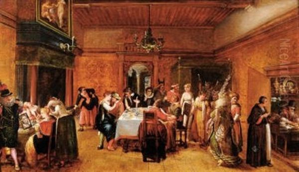 Le Bal Des Sorcieres Oil Painting by Hieronymus Francken the Younger