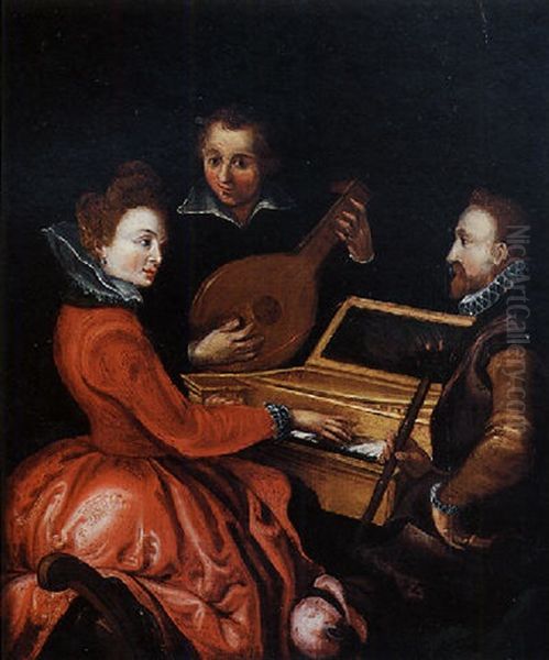 The Concert Oil Painting by Hieronymus Francken the Younger