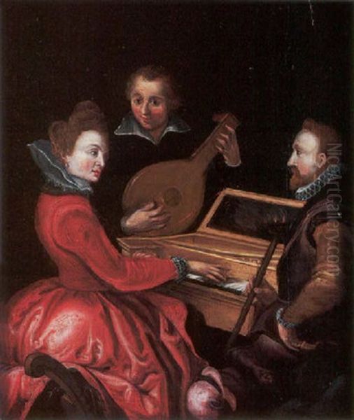 The Concert Oil Painting by Hieronymus Francken the Younger