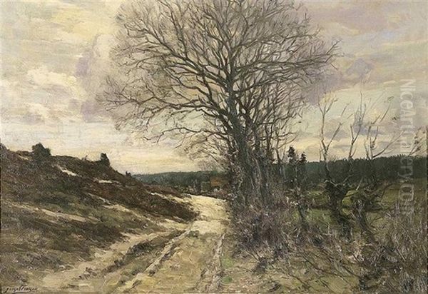 Chemin De Campagne Oil Painting by Joseph Charles Francois