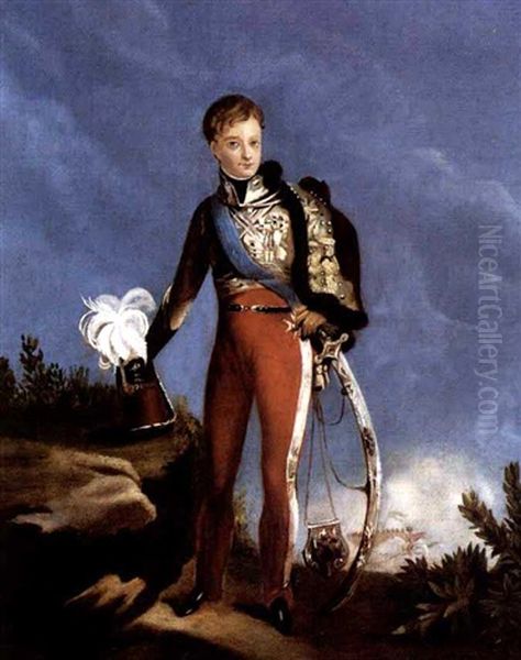 Napoleon Bonaparte Ii, Herzog Von Reichstadt Oil Painting by Joseph Charles Francois