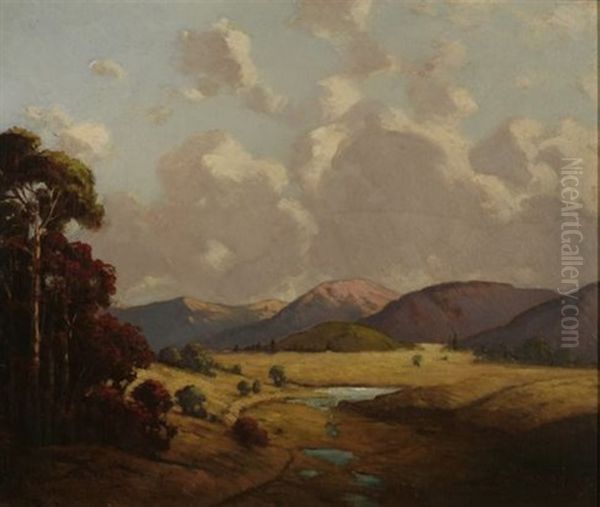 The River Bed Oil Painting by Leo Francois