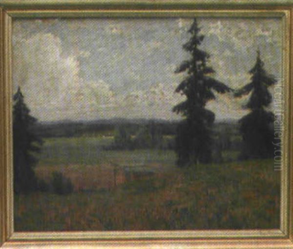 Frankische Landschaft Oil Painting by Clemens Fraenkel