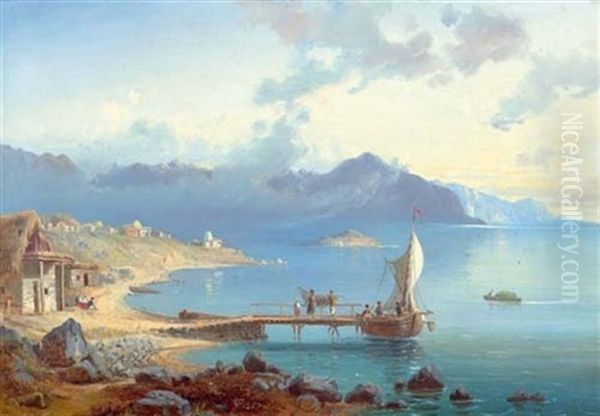 Blick Auf Das Schwarze Meer by Paul Von Franken