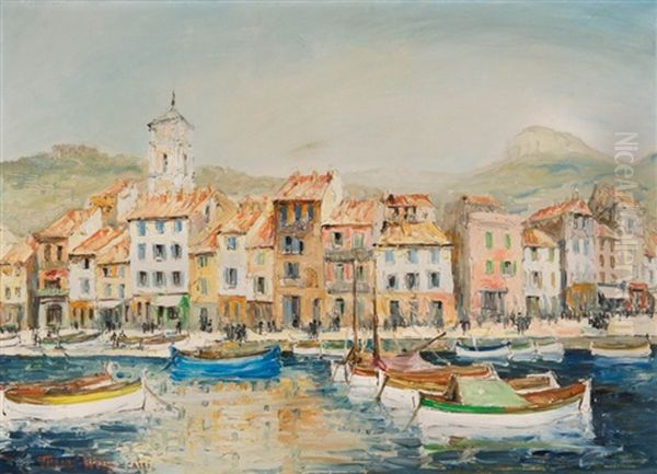 Le Port De Cassis Oil Painting by  Frank-Will