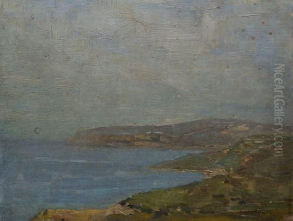 Coastal Landscape Oil Painting by James Muir Auld