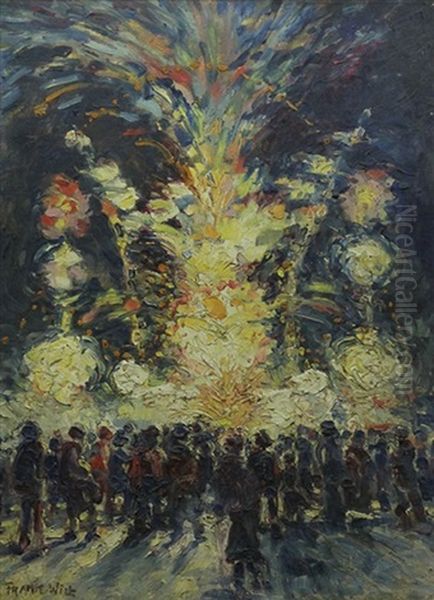 Le 14 Juillet Oil Painting by  Frank-Will