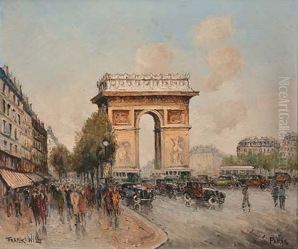 L'arc De Triomphe, Paris by  Frank-Will