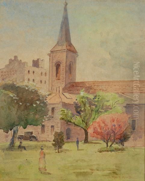 Greenaway Church Sydney Oil Painting by James Muir Auld