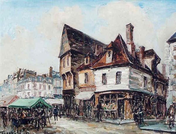 Vue De Louviers Oil Painting by  Frank-Will