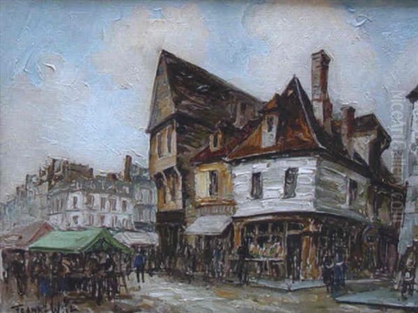 Marche A Louviers Oil Painting by  Frank-Will