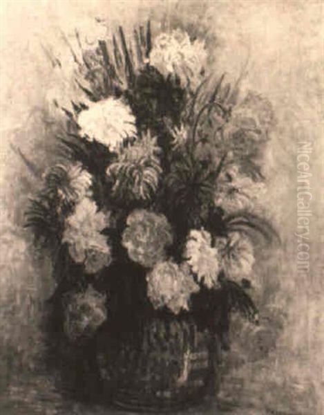 Bouquet De Fleurs Oil Painting by  Frank-Will