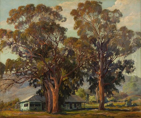 Rancho San Rafael In Glendale, California Oil Painting by Eugene Pierre Franquinet