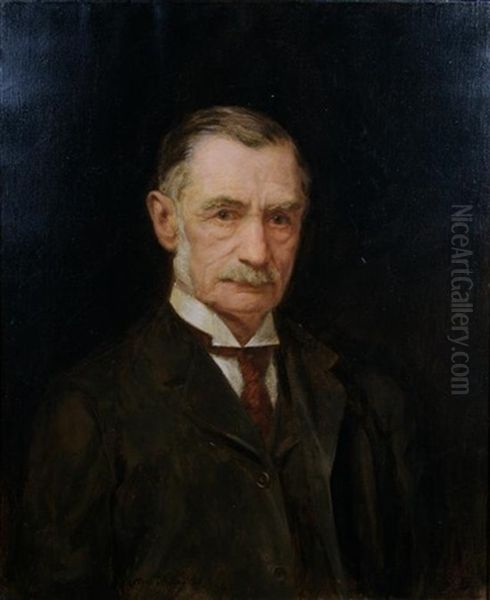 Charles Adolph Low Oil Painting by August Franzen