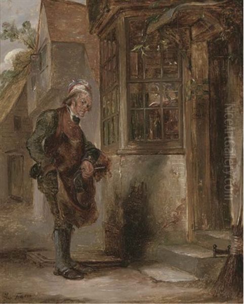 The Cobbler Oil Painting by Alexander Fraser the Elder