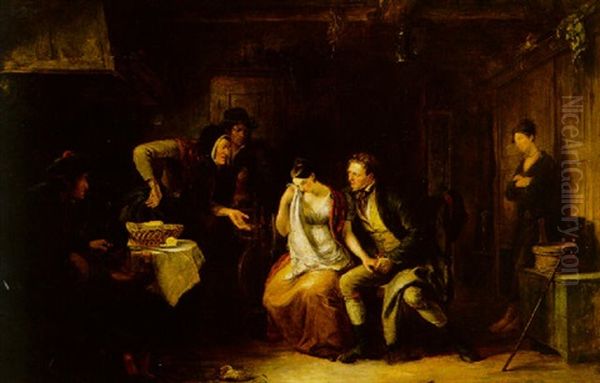 The Spae Wife Oil Painting by Alexander Fraser the Elder