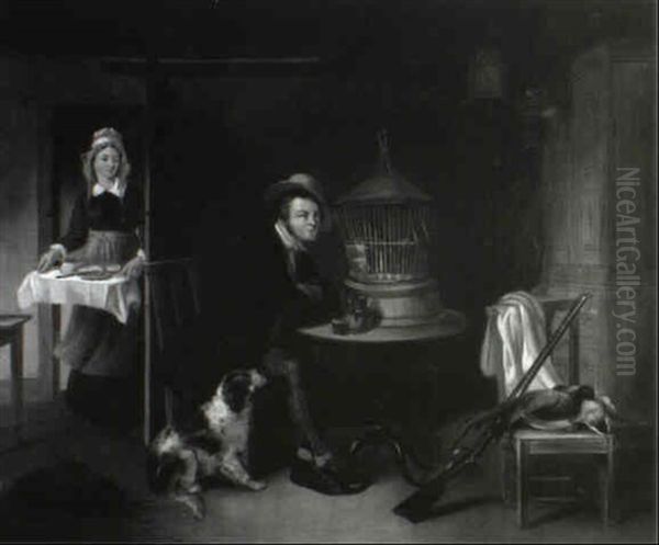 The Gamekeeper's Cottage by Alexander Fraser the Elder