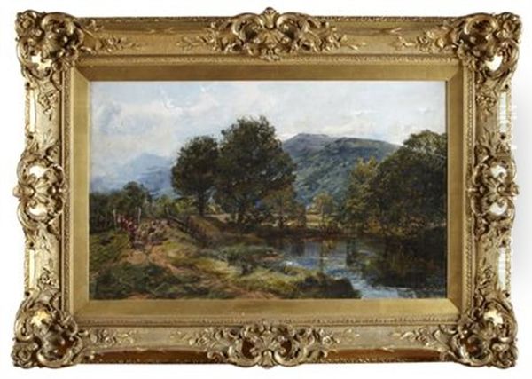 Glen Falloch Oil Painting by Alexander Fraser the Younger