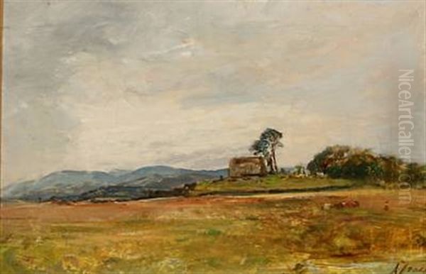 South African Landscape Oil Painting by Alexander Fraser the Younger