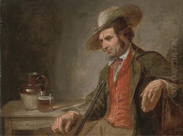 Refreshment After The Shoot Oil Painting by Alexander Fraser the Younger