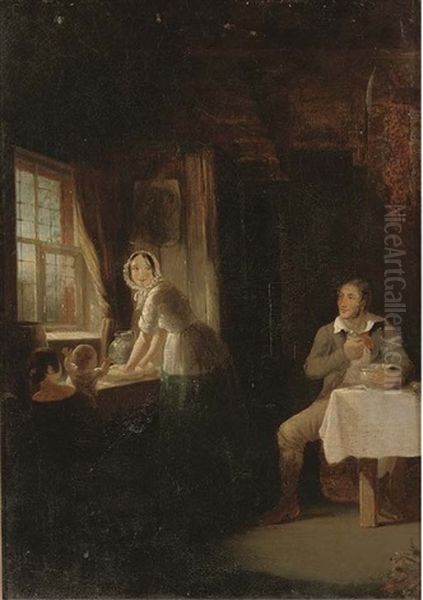 The Doughmaker Oil Painting by Alexander Fraser the Younger