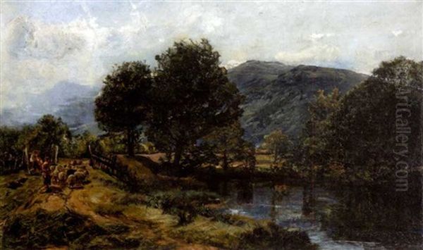 Glen Falloch Oil Painting by Alexander Fraser the Younger