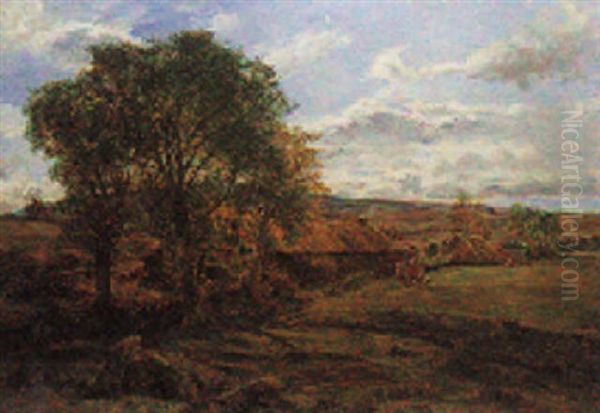 The Farmer's Cottage Oil Painting by Alexander Fraser the Younger