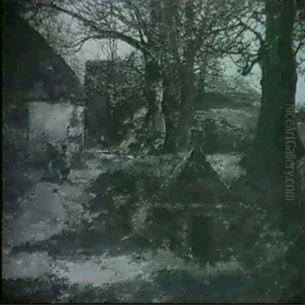 Old Well Near Hamilton Oil Painting by Alexander Fraser the Younger