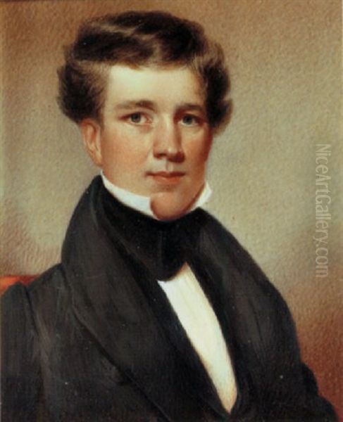 Portrait Of Thomas Gilman Fletcher Oil Painting by Charles Fraser