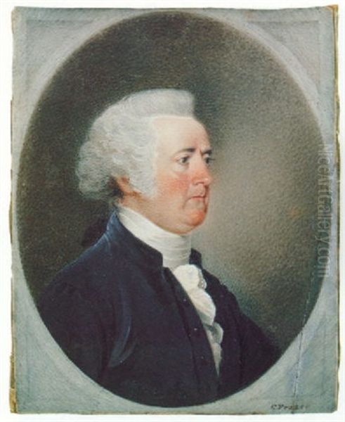 Portrait Of John Rutledge Oil Painting by Charles Fraser