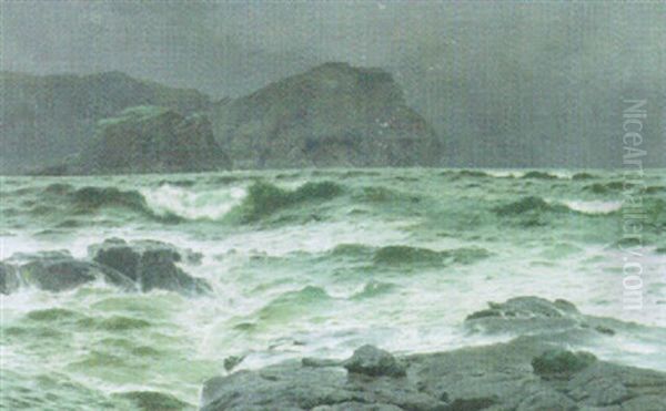 In Bressay Sound, Shetland Oil Painting by John Fraser