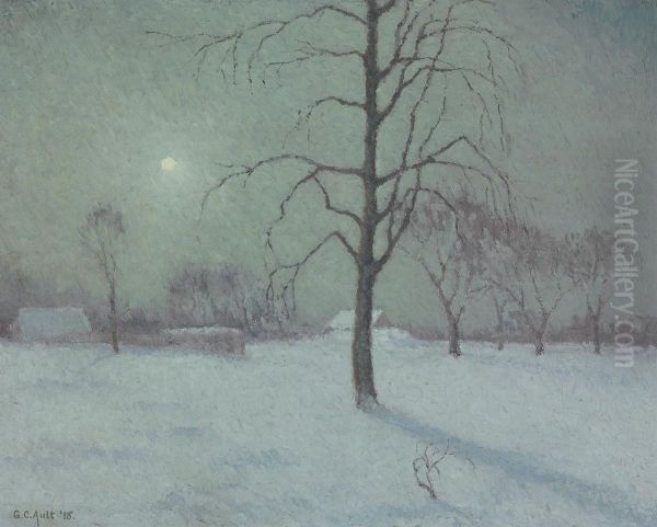 Silver Moonlight Oil Painting by George Copeland Ault