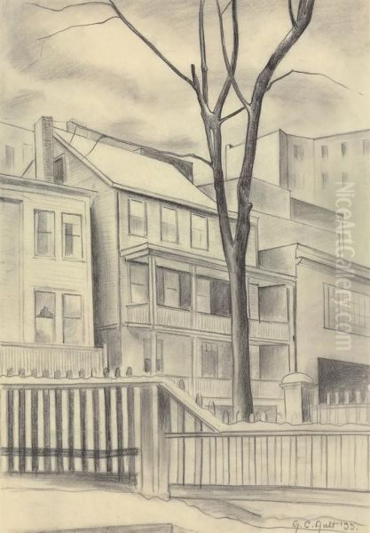 Cromwell Avenue Oil Painting by George Copeland Ault