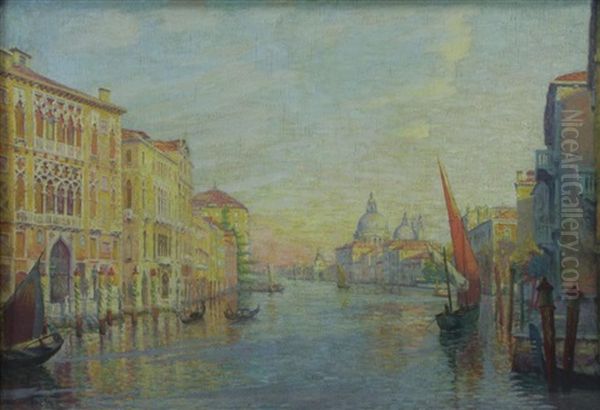 Grand Canal, Venice Oil Painting by Frederick Freder