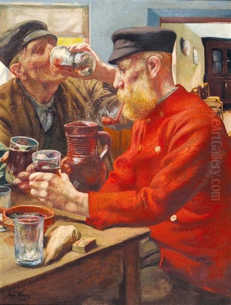 La Biere by Leon Frederic