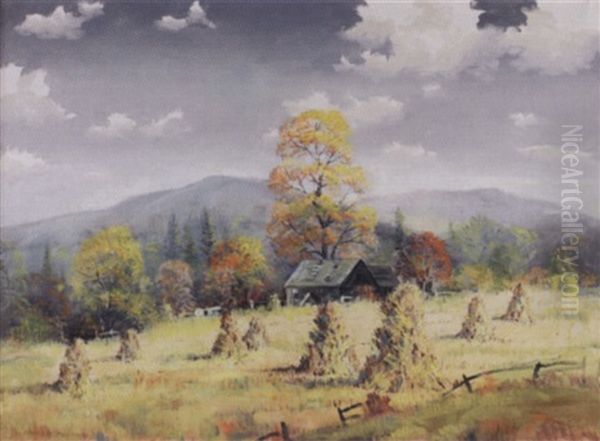 Ozarks Oil Painting by Ernest Fredericks