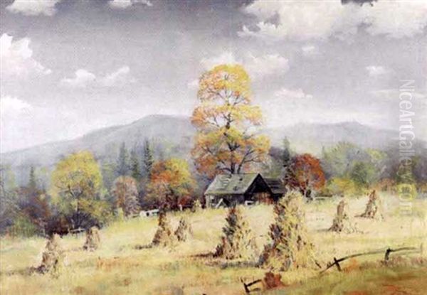 Ozarks Oil Painting by Ernest Fredericks