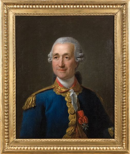 Portrait Presume De Monsieur De Wolter De Neubourg Oil Painting by Jean-Martial Fredou