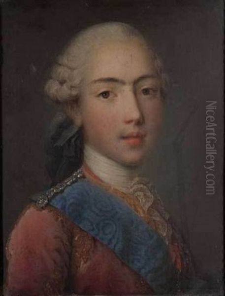 Portrait Du Comte D'artois Oil Painting by Jean-Martial Fredou